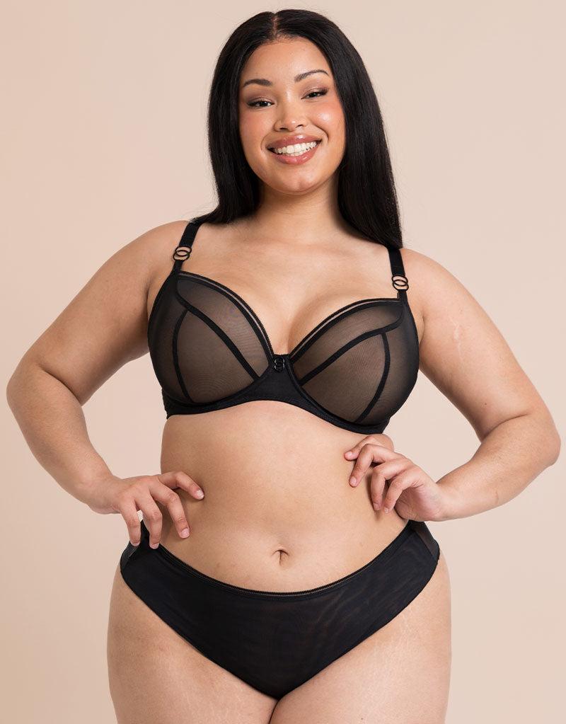 curvy kate Lifestyle Plunge Bra Black