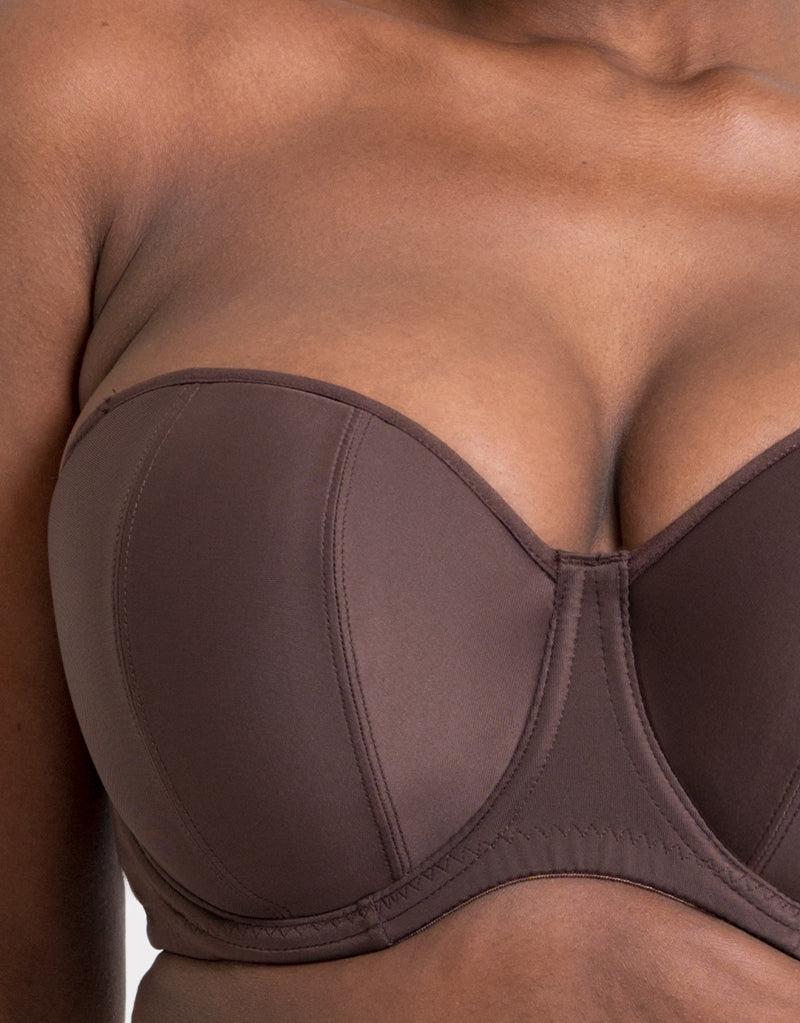 Curvy Kate Luxe Strapless Multiway Bra Cocoa Brown