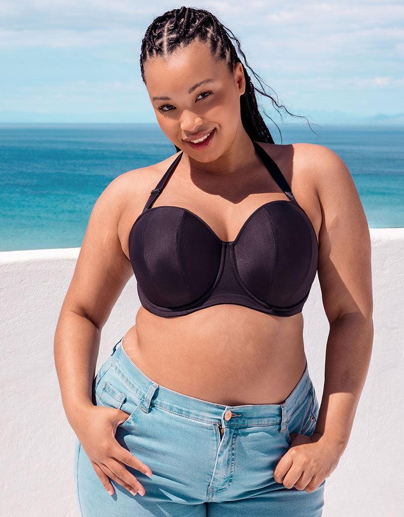 curvy kate Luxe Strapless Multiway Bra Jet Black