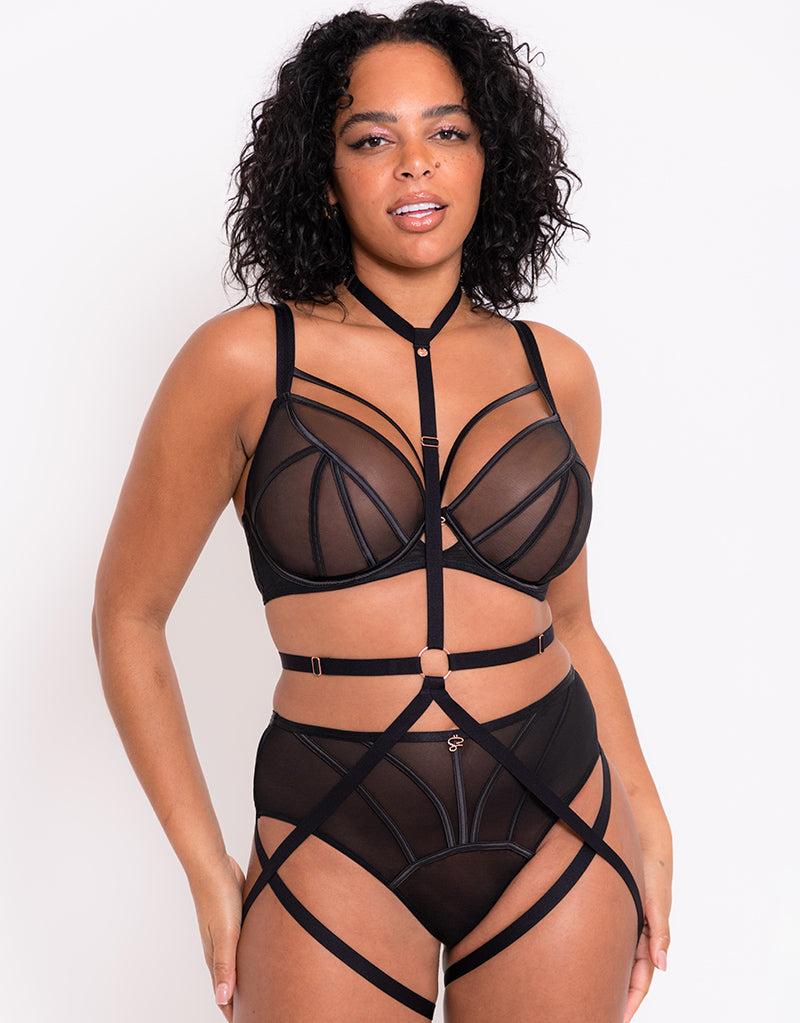 curvy kate Rules of Distraction Harness Black