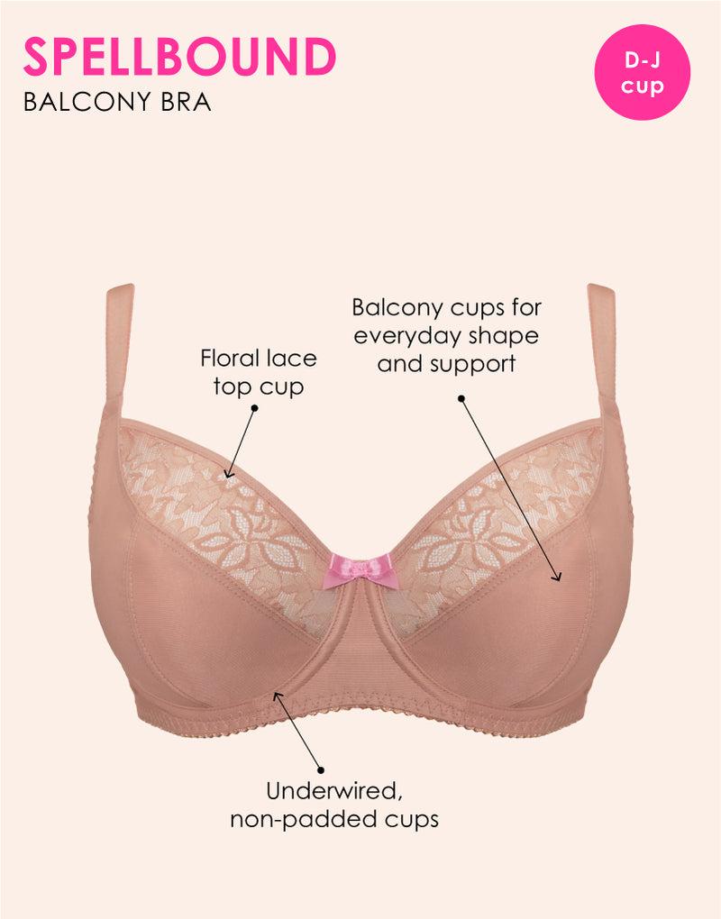 Curvy Kate Spellbound Balcony Bra Latte Beige