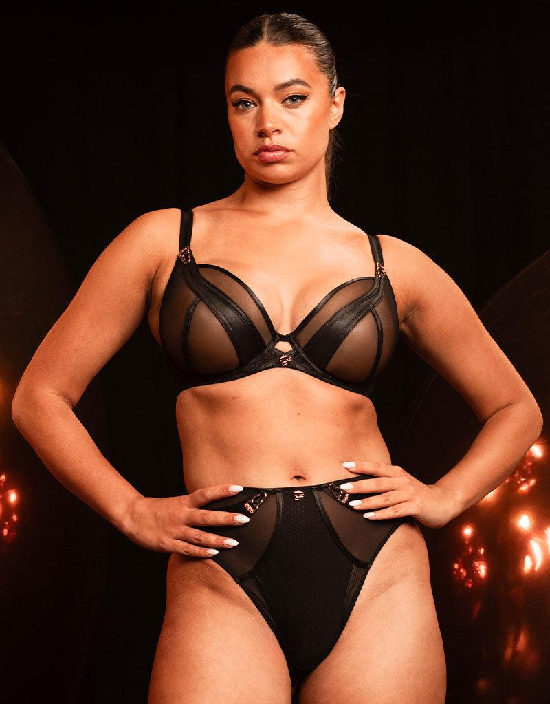 curvy kate Suspense Plunge Bra Black