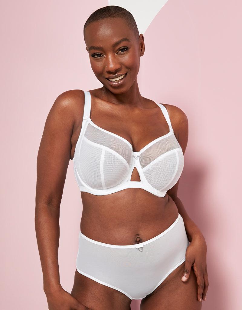 curvy kate Victory Side Support Balcony Bra White