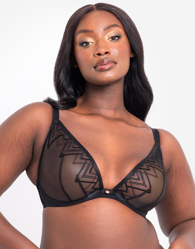 Curvy Kate Voltage Deep Plunge Bra Black