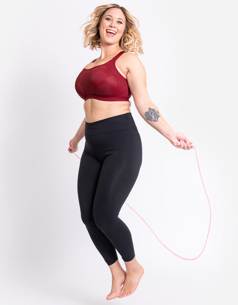 curvy kate Everymove Wired Multiway Sports Bra Beet Red/ Coral