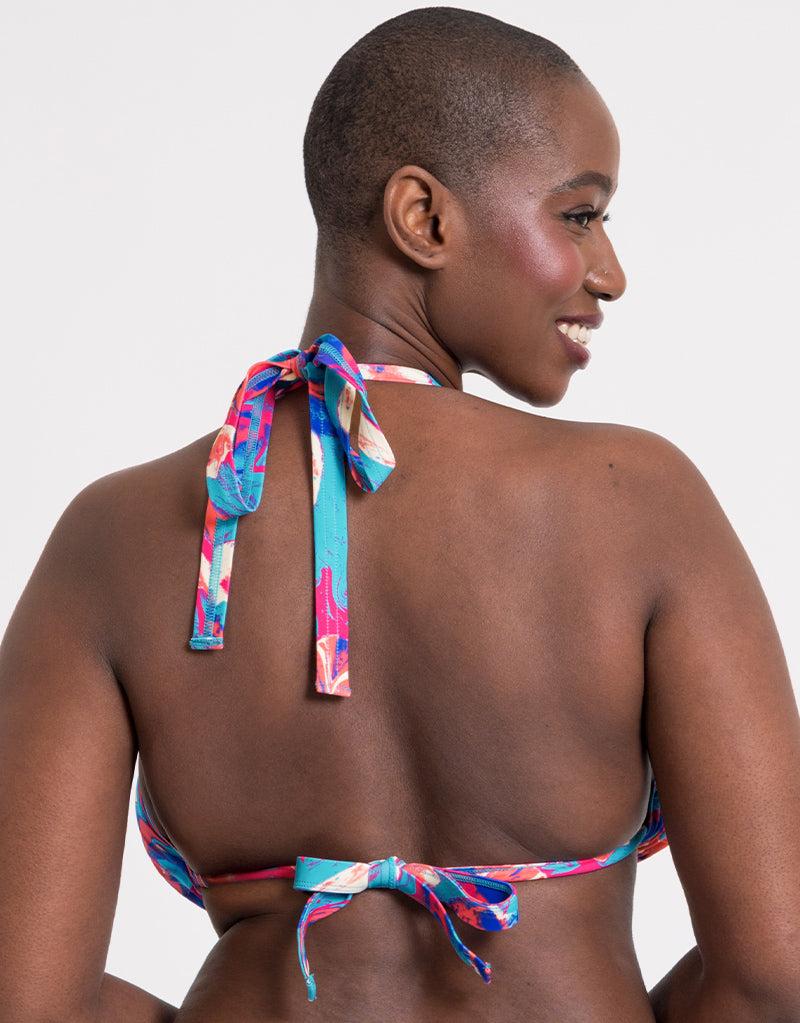 Curvy Kate Ibiza String Bikini Top Print Mix Multicolour