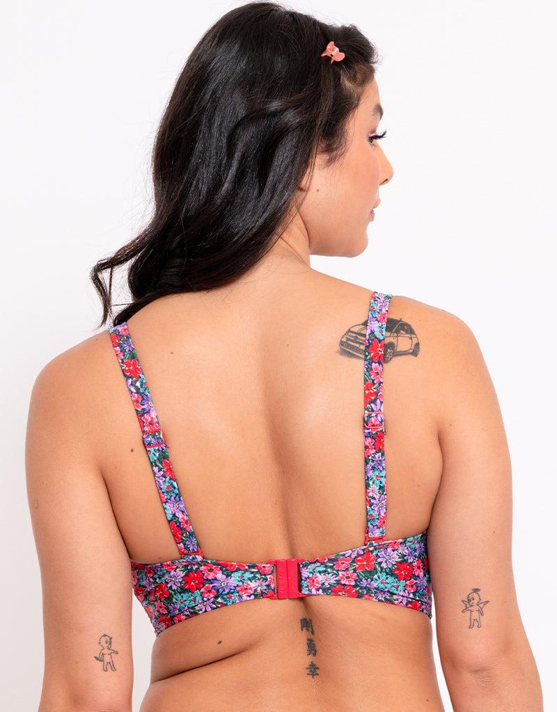 Curvy Kate Kitsch Kate Non Wired Multiway Swimsuit Floral Print Multicolour