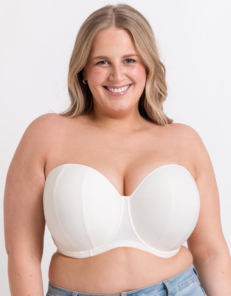 Curvy Kate Luxe Strapless Multiway Bra Pearl Ivory Cream
