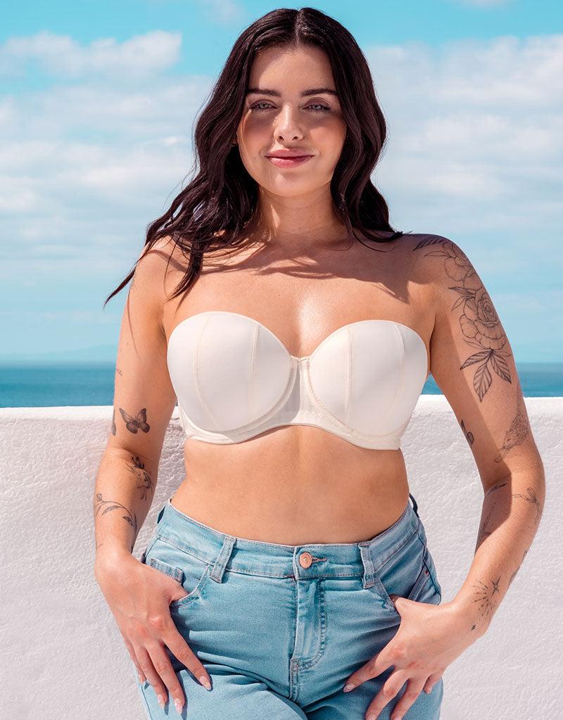 curvy kate Luxe Strapless Multiway Bra Pearl Ivory Cream