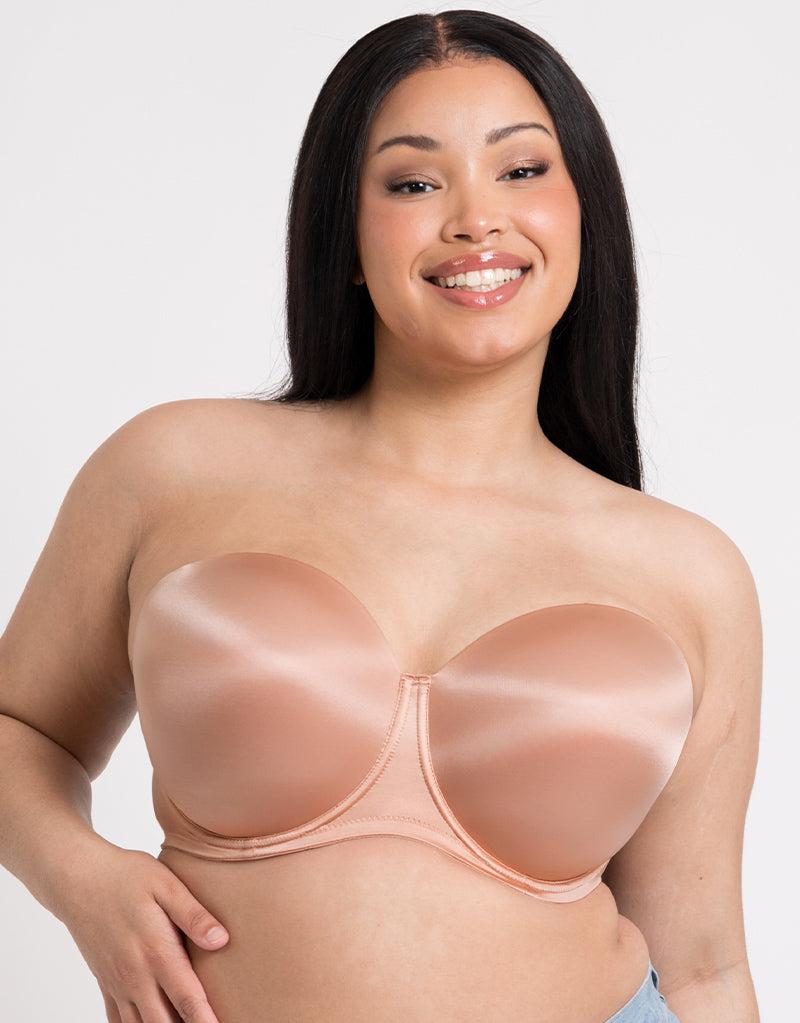 Curvy Kate Smoothie Moulded Strapless Multiway Bra Latte Beige