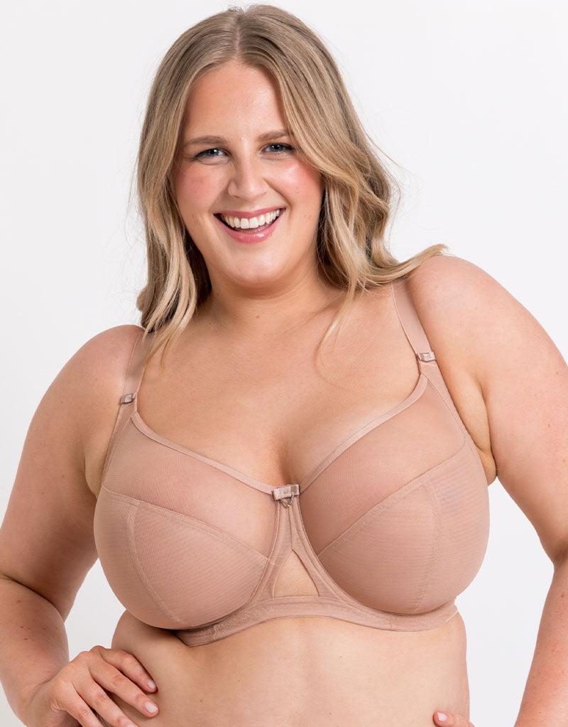 Curvy Kate Victory Side Support Balcony Bra Latte Beige