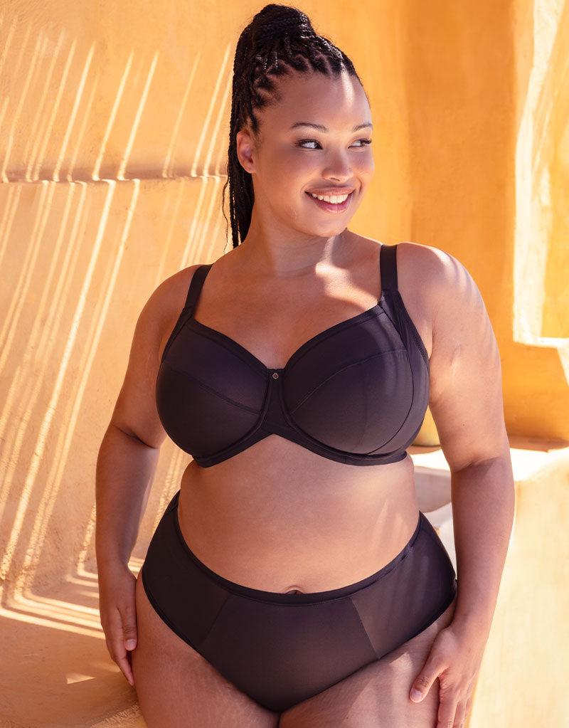 curvy kate WonderFully Full Cup Side Support Bra Black