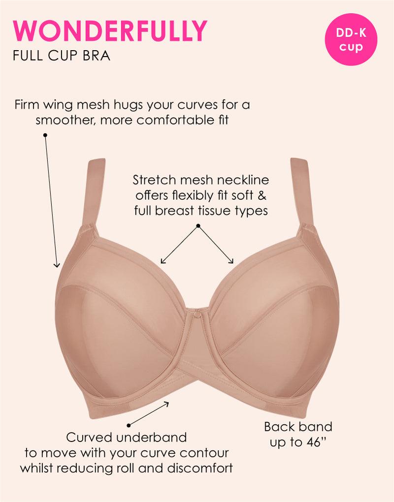 Curvy Kate WonderFully Full Cup Side Support Bra Latte Beige