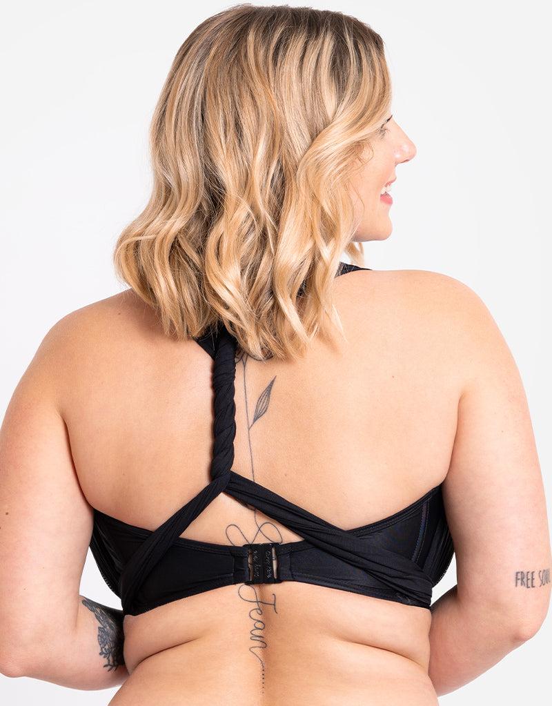 Curvy Kate Wrapsody Bandeau Bikini Top Strapless Multiway Bikini Black