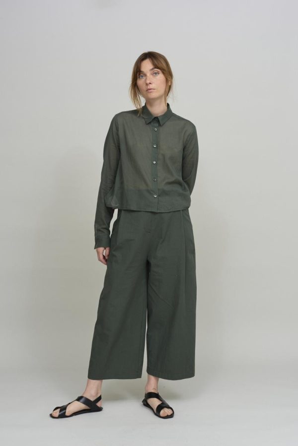 cus BASIC Shirt Green