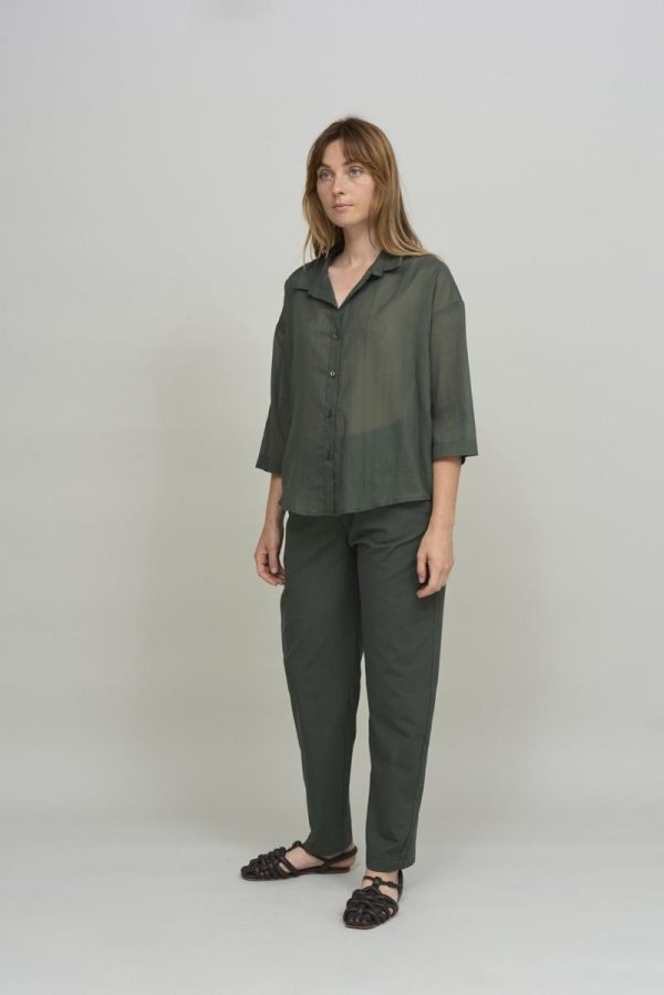 cus CASUAL Pant Green