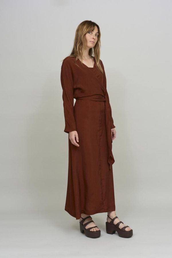 cus CROSSED Top Bordeaux