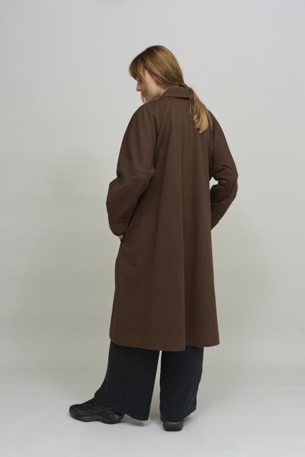 Cus JAPANEESE SLEEVE Shirt Brown