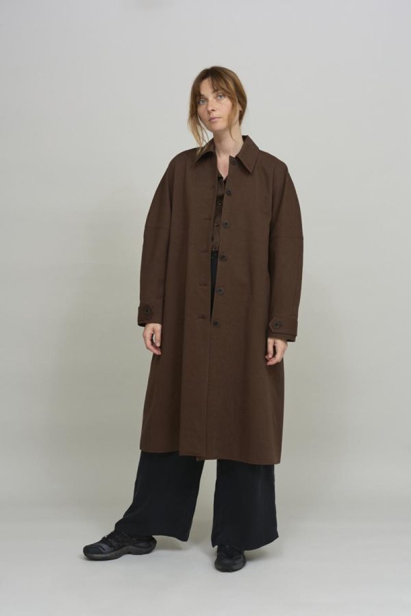 Cus JAPANEESE SLEEVE Shirt Brown