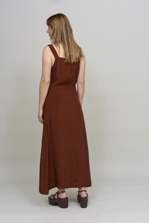 Cus LONG Dress Bordeaux
