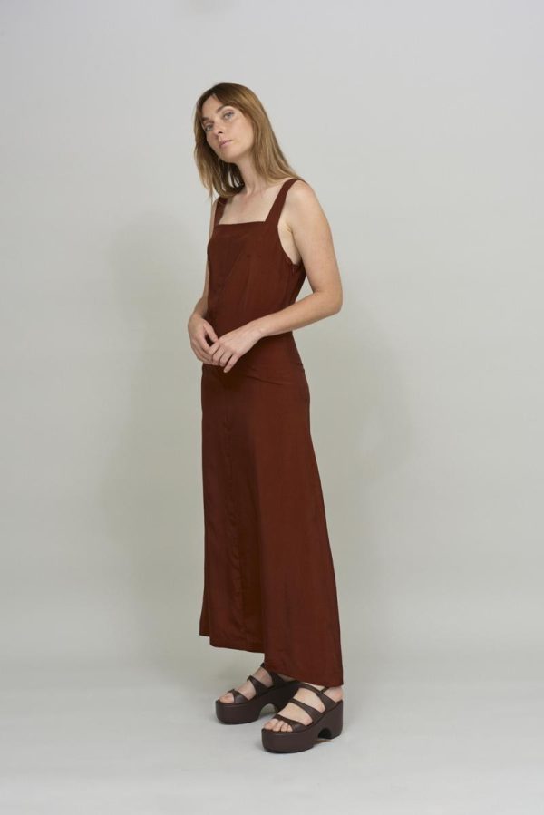 cus LONG Dress Bordeaux