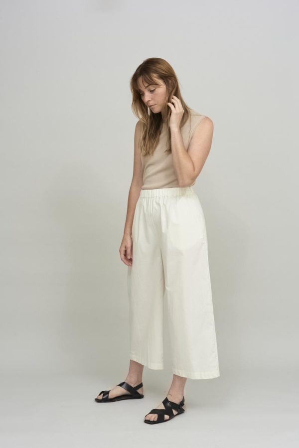 Cus LOOSE CASUAL Pant White