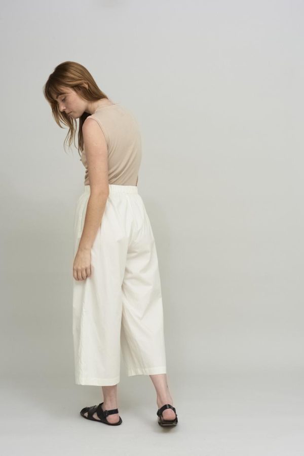 Cus LOOSE CASUAL Pant White