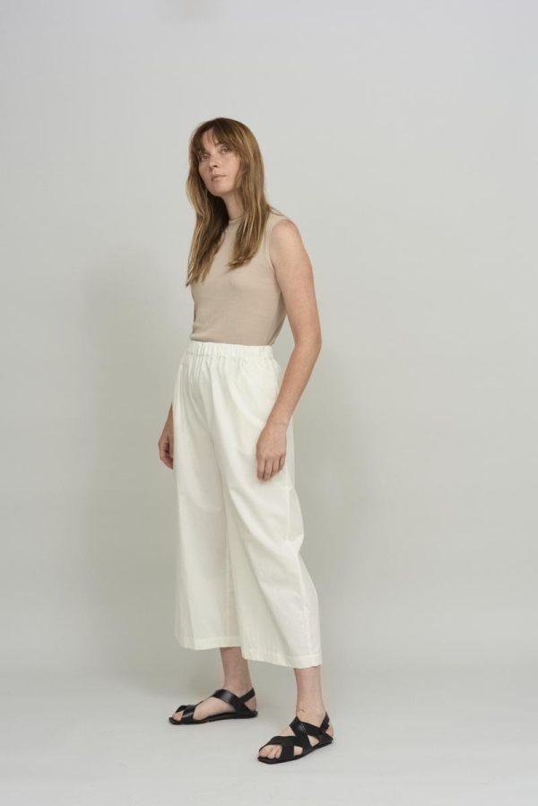 Cus LOOSE CASUAL Pant White