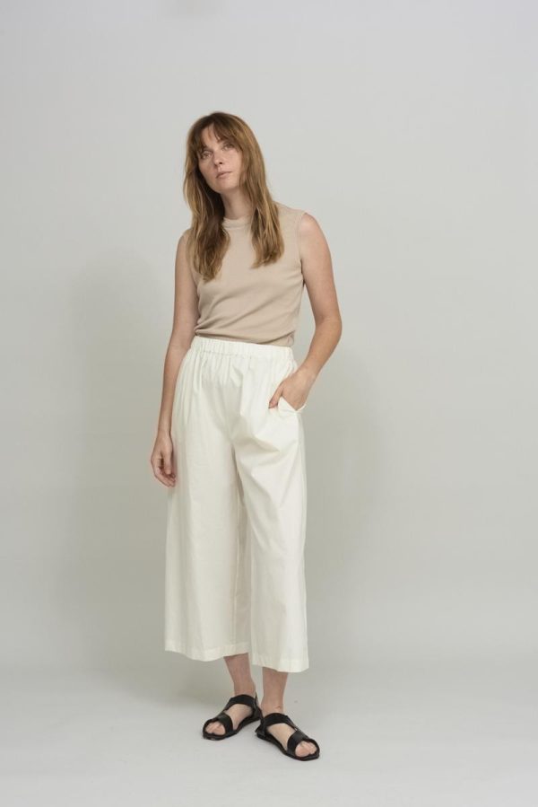 cus LOOSE CASUAL Pant White