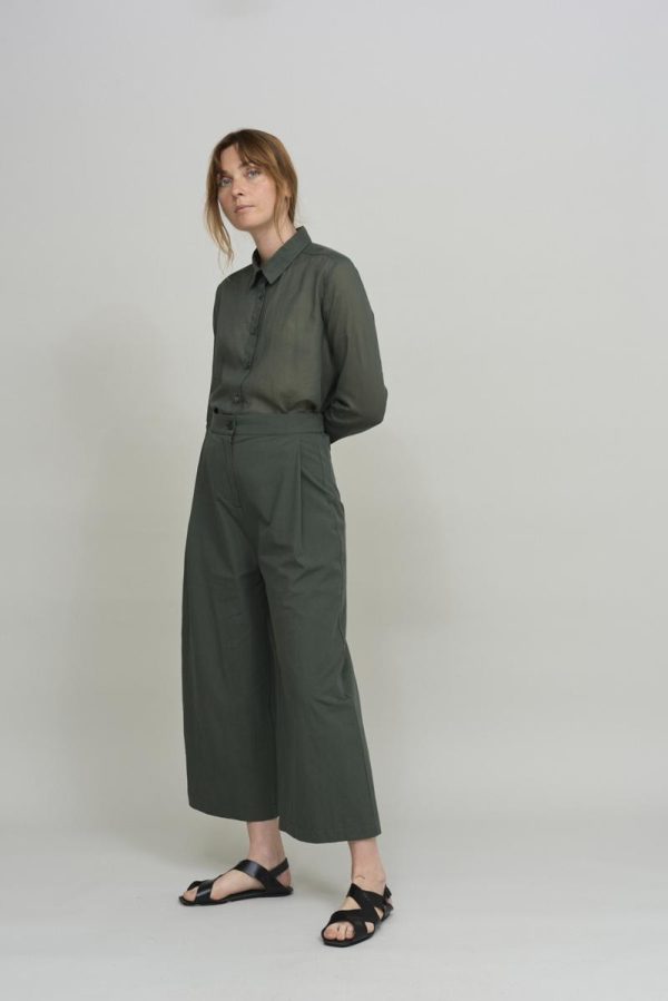 Cus LOOSE Pant Green