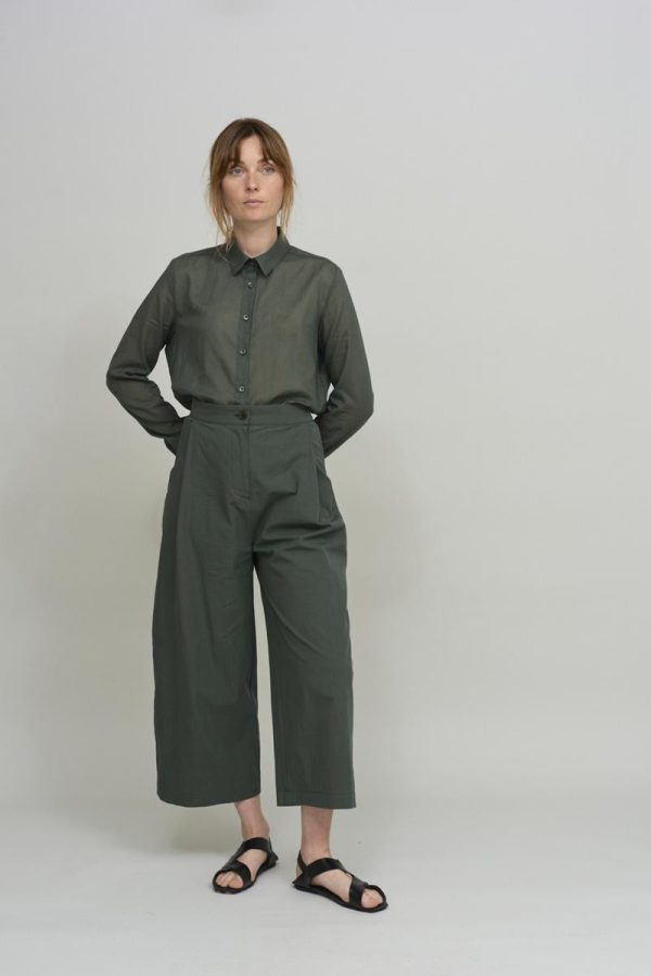 Cus LOOSE Pant Green