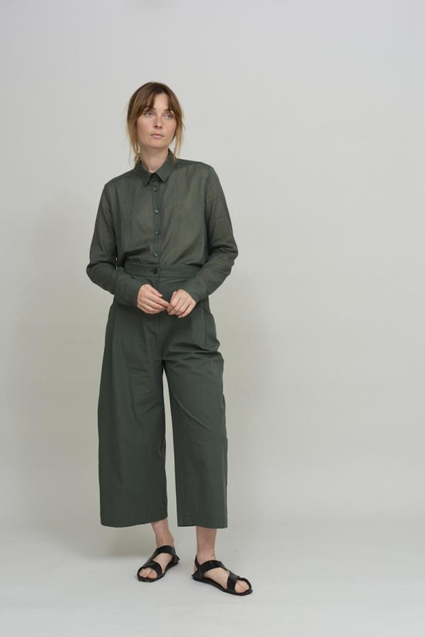 Cus LOOSE Pant Green