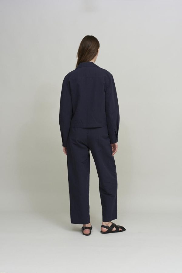 Cus POCKETS Blazer Navy Blue