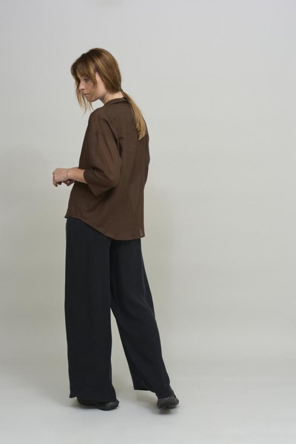 Cus RELAXED Shirt Brown