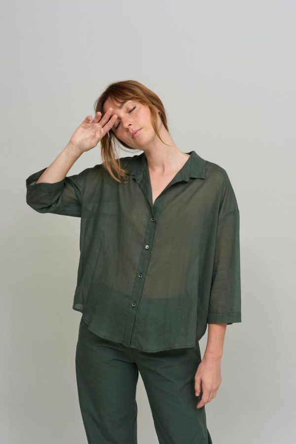 Cus RELAXED Shirt Green