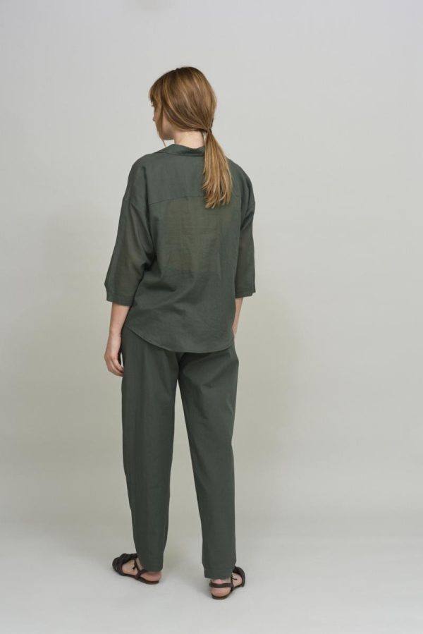 Cus RELAXED Shirt Green