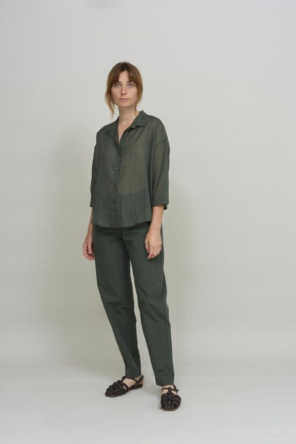 Cus RELAXED Shirt Green