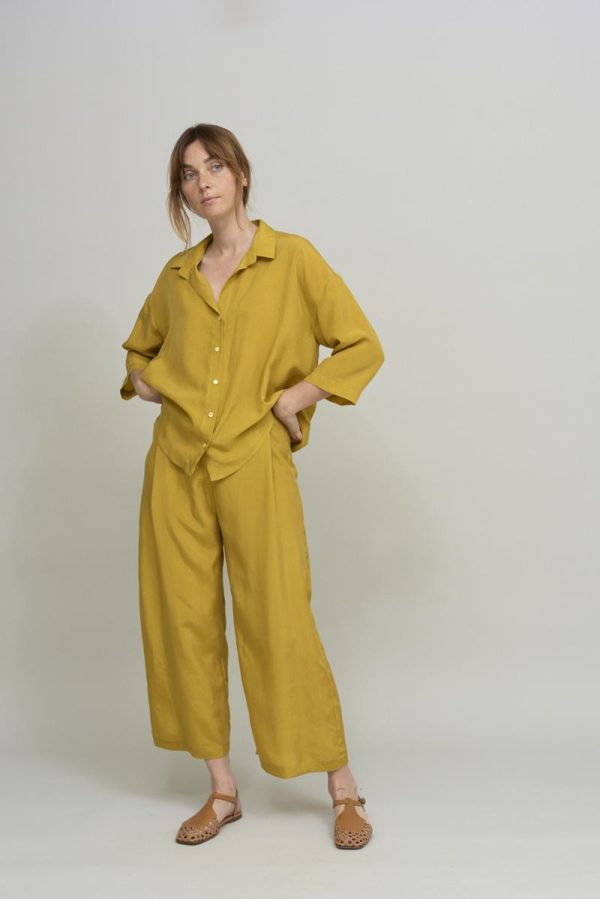 Cus RELAXED Shirt Yellow