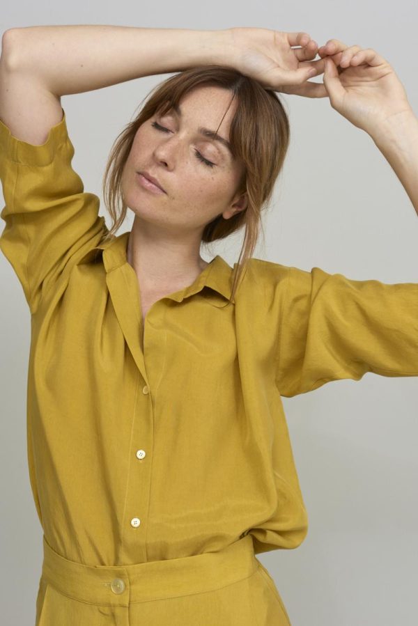 Cus RELAXED Shirt Yellow