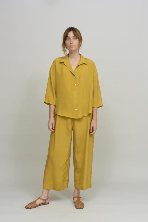 cus RELAXED Shirt Yellow