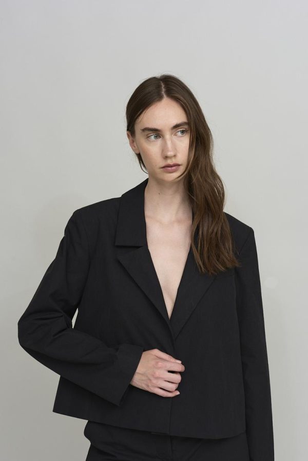 Cus SHOULDER PAD Blazer Black