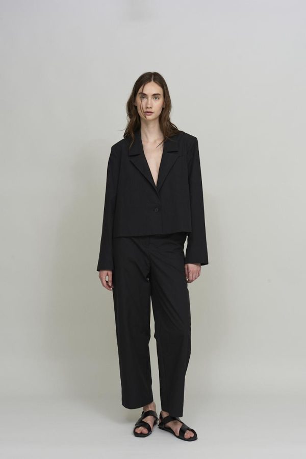 cus SHOULDER PAD Blazer Black