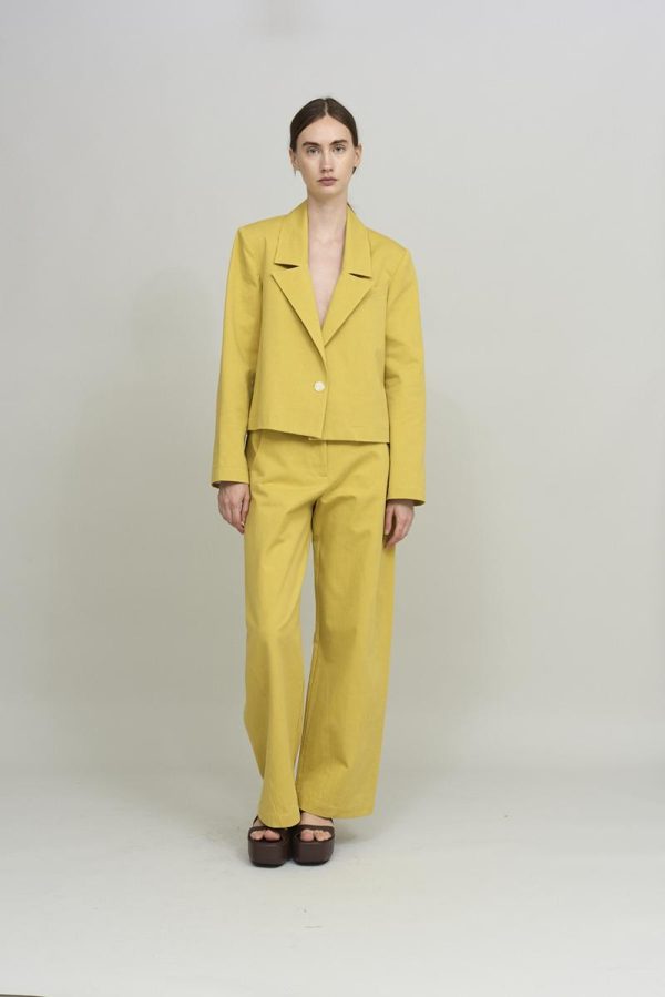 Cus SHOULDER PAD Blazer Yellow