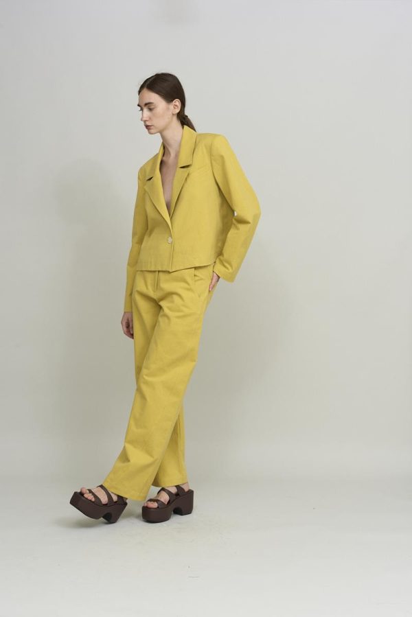 Cus SHOULDER PAD Blazer Yellow