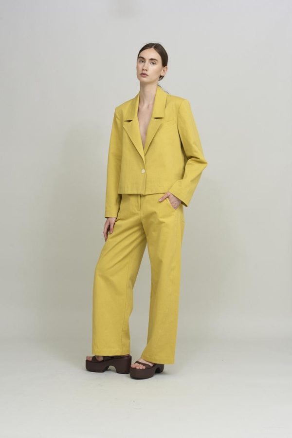 Cus SHOULDER PAD Blazer Yellow