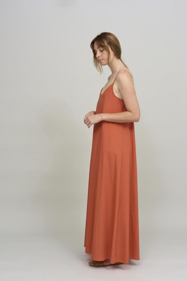 Cus SLIP Dress Rouge