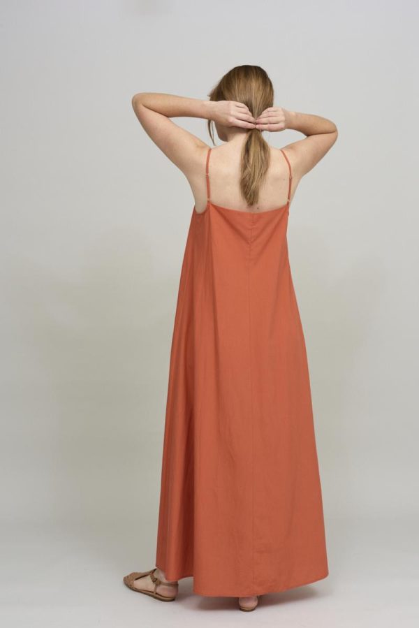 Cus SLIP Dress Rouge