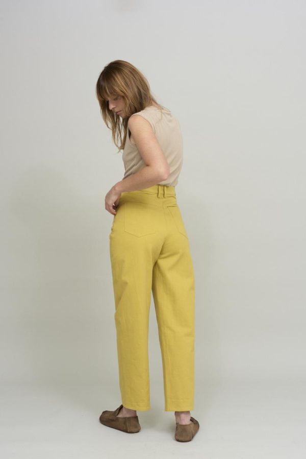 Cus STRAIGHT LEG Pant Yellow