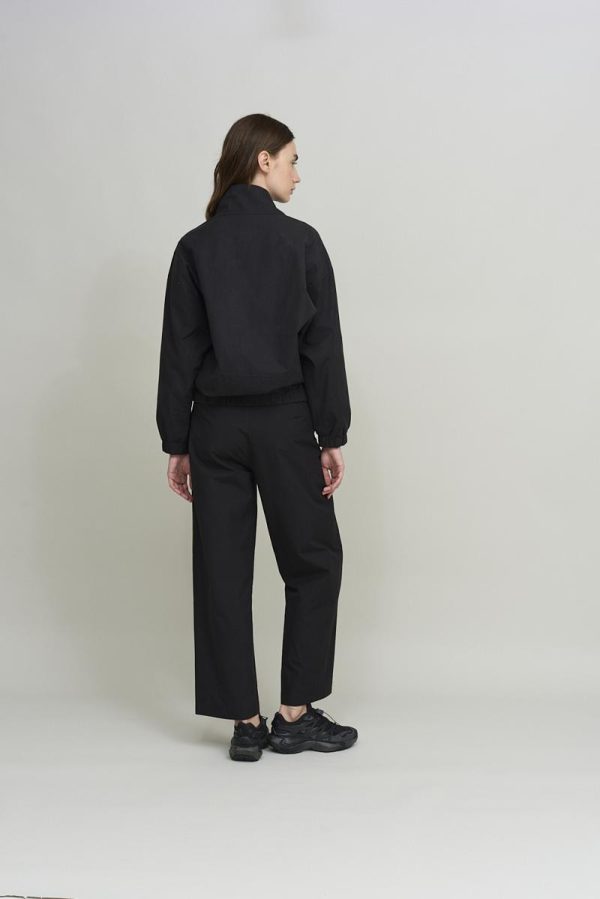 Cus WIDE NECK Jacket Black