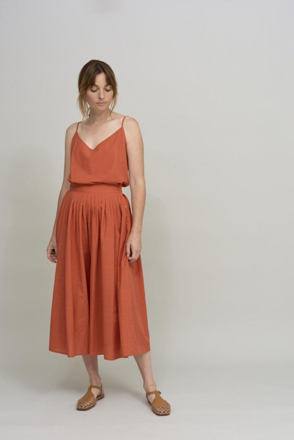Cus WIDE PANT Skirt Rouge